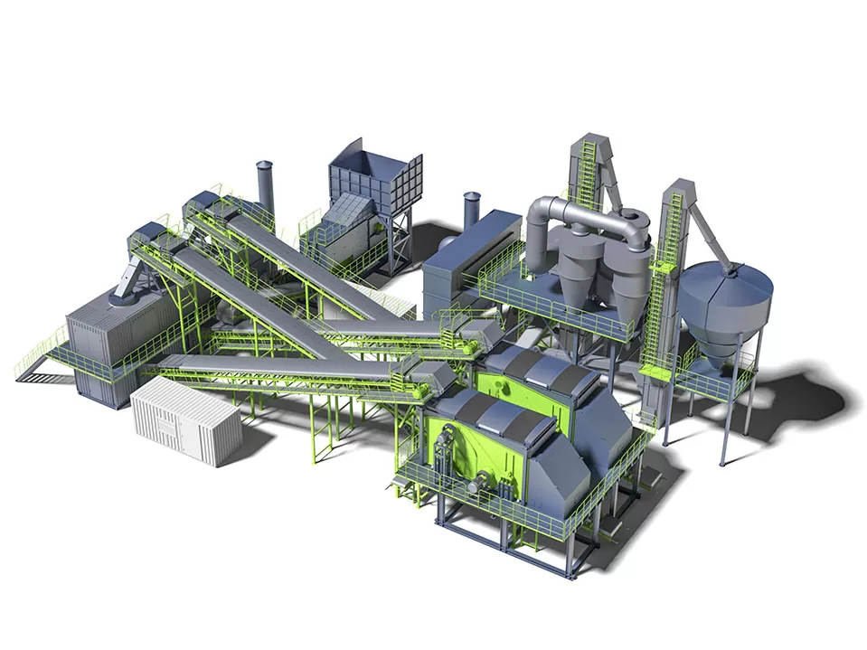 Model 300 Eco-Friendly Sand&Stone Crushing Plant