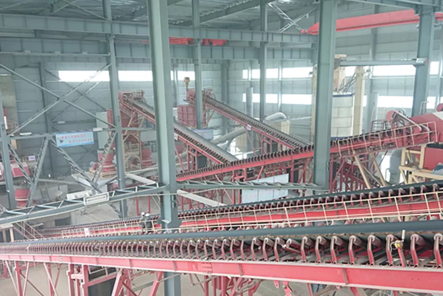 1500 tons per hour limestone aggregate production line of Shunhe Mining in Xiaochang, Hubei
