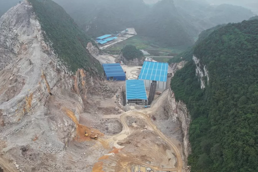 Guizhou Anshun 800 tons per hour limestone project