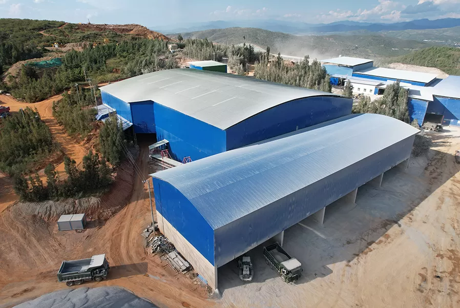 Chuxiong Xinyi Building Materials 1200 tons per hour limestone project