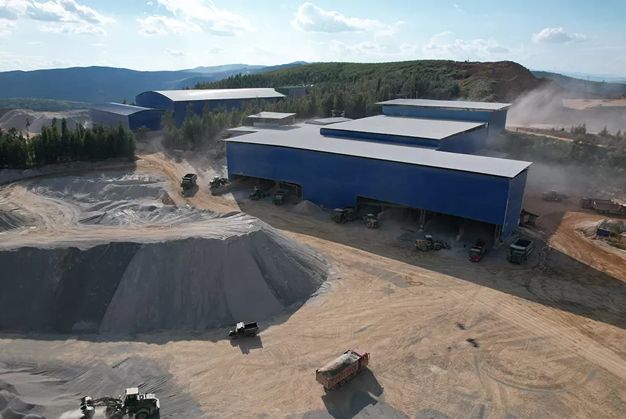 Xiangyun Sancai Industry and Trade 1200 tons per hour limestone project